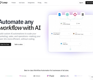 Leap AI:营销团队的AI工具包,提升内容创作效率