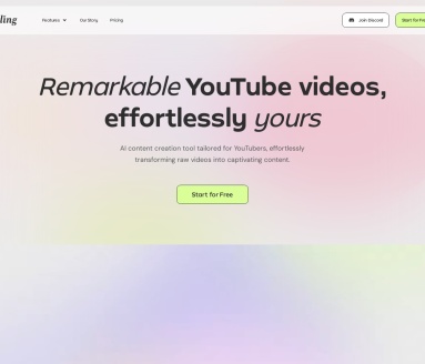 Gling：AI驱动的YouTube视频编辑神器