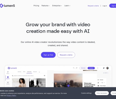 Lumen5：AI驱动的在线视频创作平台