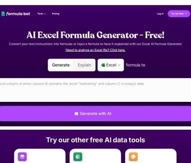 Excel公式生成器：AI助力秒变Excel高手