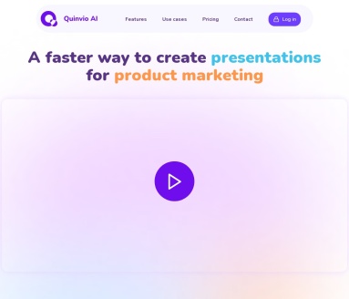 Quinvio AI:一站式AI演示文稿制作平台