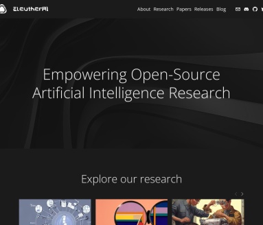EleutherAI：开源AI研究与大型语言模型的先驱