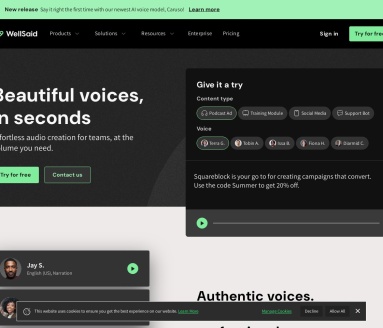 Wellsaid Labs：高质量AI语音合成技术领航者