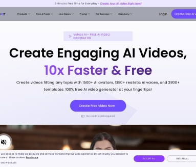 Vidnoz AI:提升视频制作效率和ROI的AI视频生成平台