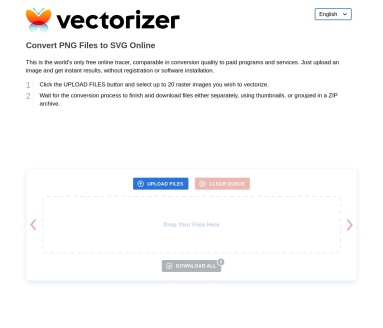 Vectorizer图片矢量化在线工具:免费高效转换图像