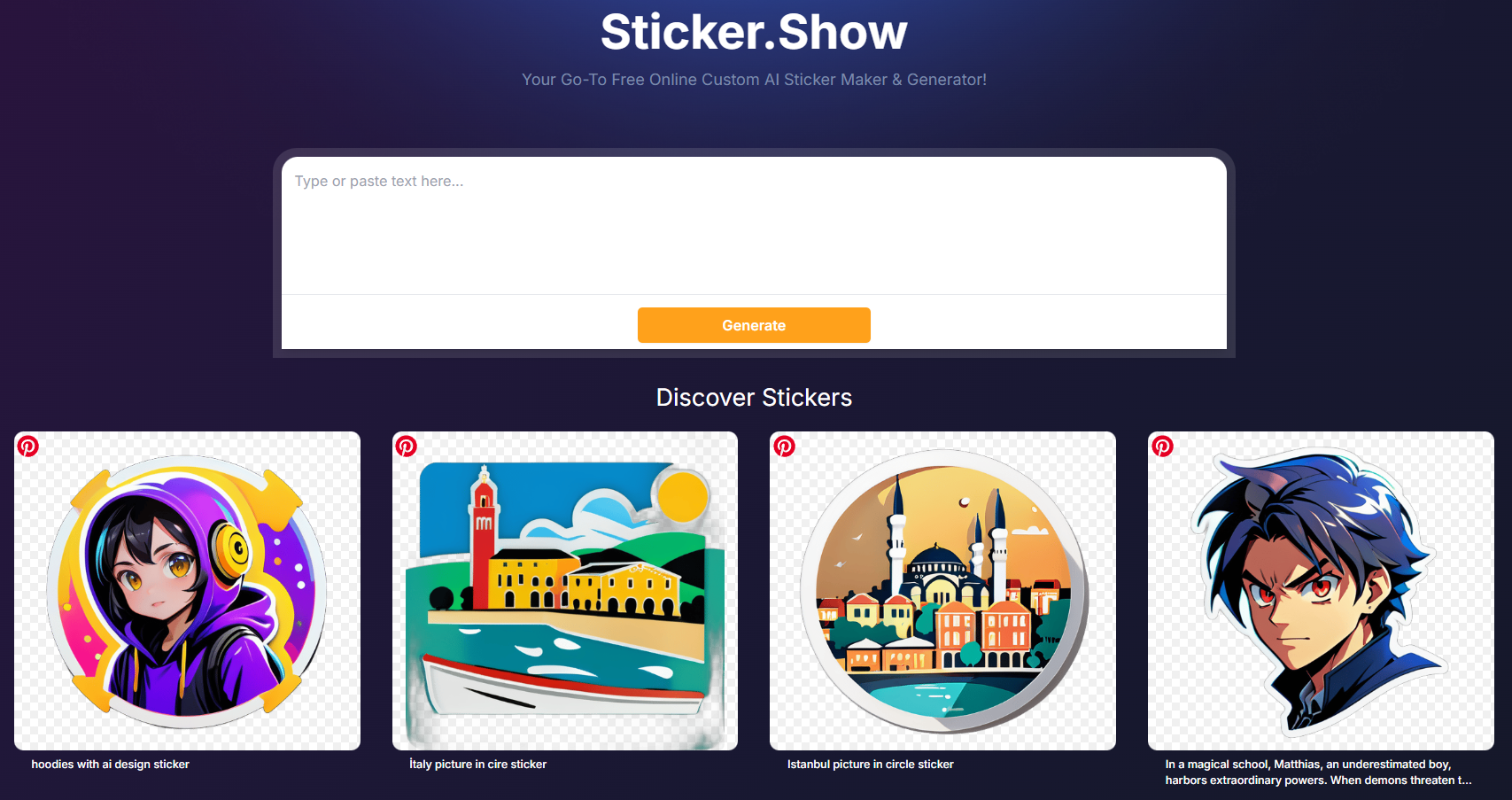Sticker.Show