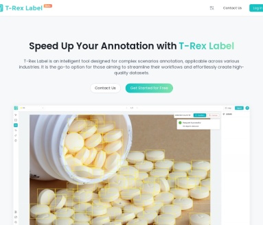 T-Rex Label：AI图片标注工具，跨图检测功能强大