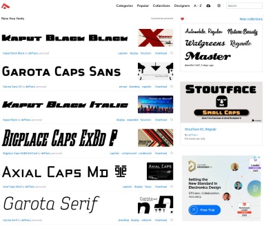 Abstract Fonts：13,866款免费字体下载，设计师必备资源