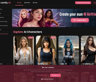 Candy.AI：个性化AI虚拟女友，深度情感互动体验