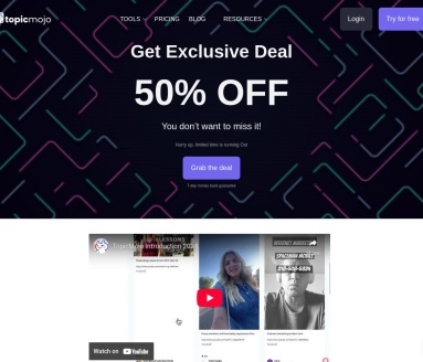 Topicmojo:AI驱动内容研究工具,助力在线业务发展