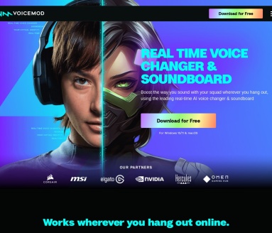 Voicemod：免费实时声音变换器，提升游戏和直播体验