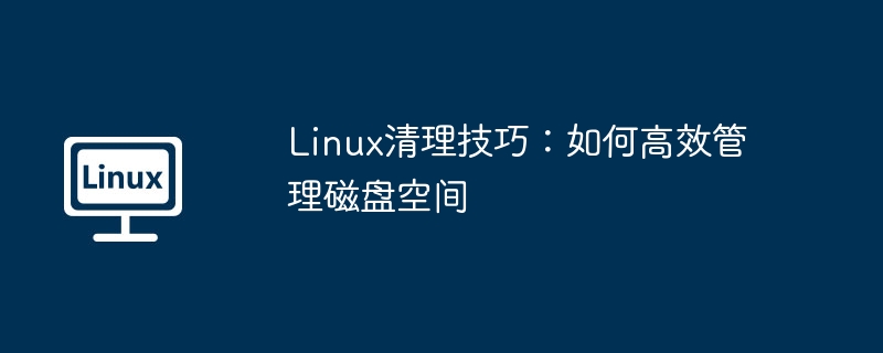 Linux清理技巧:如何高效管理磁盘空间