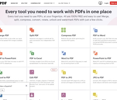 iLovePDF：全能PDF处理工具，提升文件管理效率