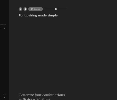 Fontjoy:利用神经网络技术的智能字体配对工具