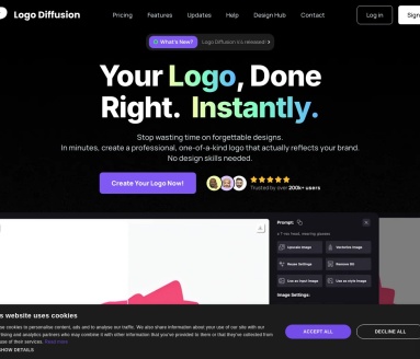 LogoDiffusion:AI驱动的标志设计神器,快速生成独特徽标