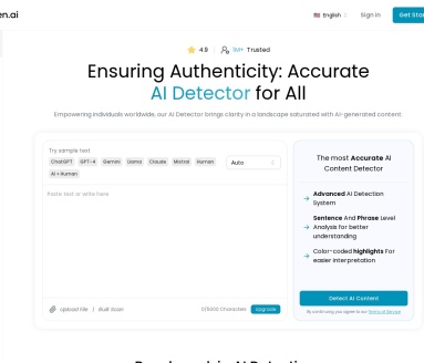 isgen.ai：AI内容检测平台，识别多种AI生成文本