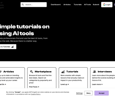 All Things AI：全面的人工智能工具和服务资源