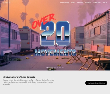 Dream Machine：Luma Labs的AI视觉创作工具