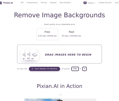 Pixian.AI：高质量图像处理服务，提供API集成与迁移指南