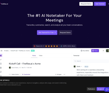 Fireflies.ai：AI驱动的会议记录与分析工具