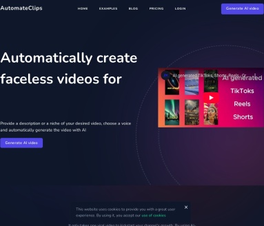 AutomateClips:AI视频生成,助力社交媒体内容创作