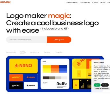 Mojomox：专业LOGO设计平台，极简主义风格，满足多行业需求