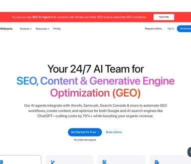 Writesonic:AI作家助您轻松创建SEO友好内容