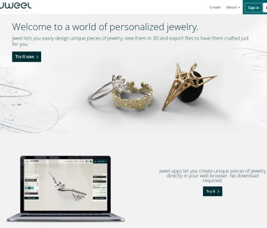 Jweel：个性化珠宝设计平台，3D打印技术赋能创意