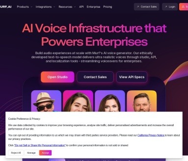 MURF.AI：多功能AI语音生成器，满足创意和企业需求