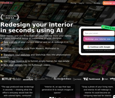 Interior AI:智能室内设计,17种风格一键生成