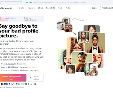 ProfilePicture.AI:免费PFP Maker,轻松打造社交媒体头像