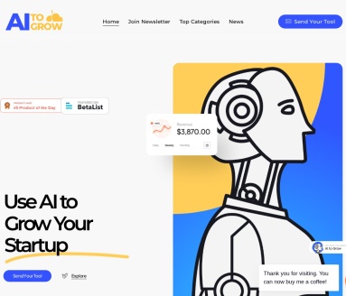 AItoGrow：顶级AI工具助力创业公司成长