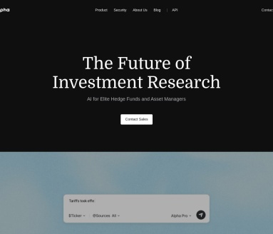 Linq：AI驱动的投资研究平台，助力专业投资管理者
