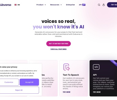 Dubverse.ai：一键多语言AI配音平台，助力视频内容国际化