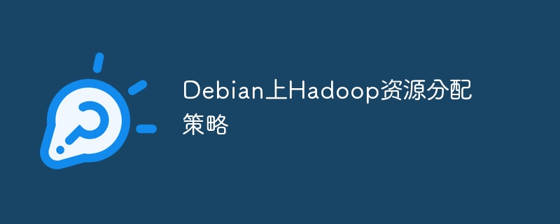 Debian上Hadoop资源分配策略深度解析