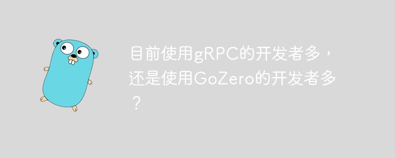 目前，gRPC因其高性能和开源特性备受开发者青睐。gRPC由Google开发，广泛应用于各类项目，拥有庞大的社区和丰富的文档。相比之下，GoZero作为一个优秀的微服务框架，虽然在用户数量和社区活跃度上稍逊于gRPC，但在Go语言生态中逐渐崭露头角。