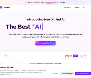 Xmind AI:云端思维导图与AI创意助手
