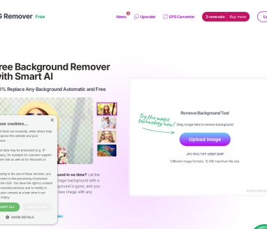 BG Remover:免费AI照片物体去除器,提升照片品质