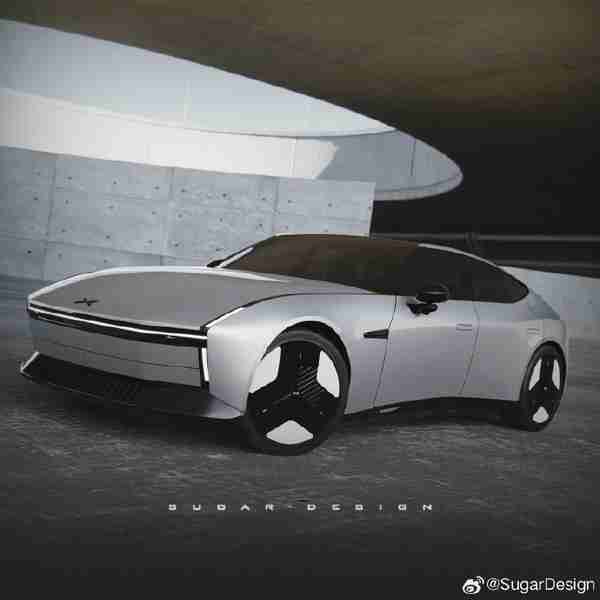 小鹏P7 Ultra最新渲染图曝光 高管回应：没看过实车