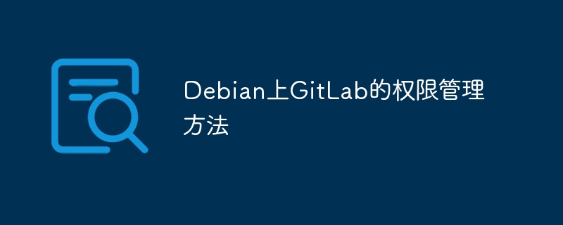 Debian上GitLab权限管理攻略及设置指南