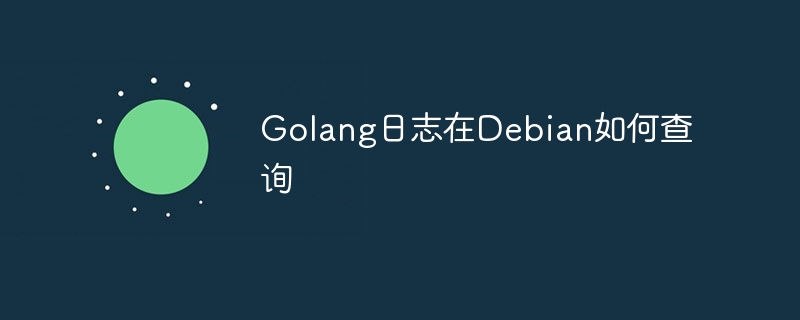Debian上Golang日志查询方法及技巧