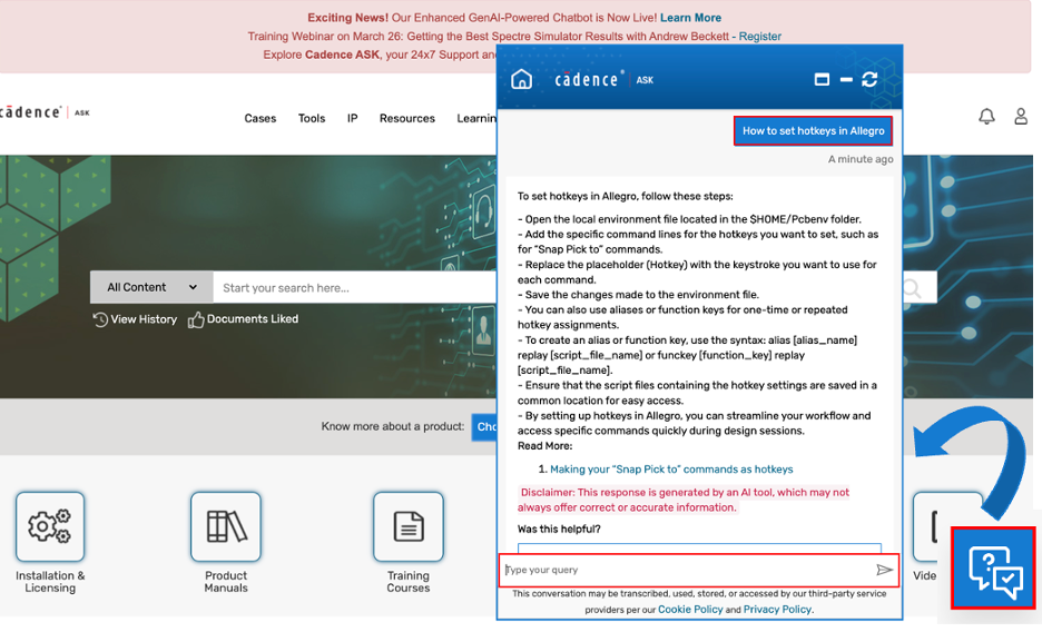Cadence ASK：您的一体化 Cadence 技术支持门户网站！