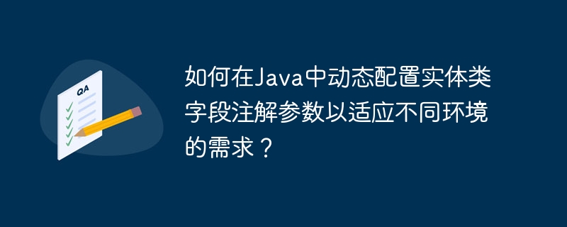 Java实体类字段注解参数动态配置攻略