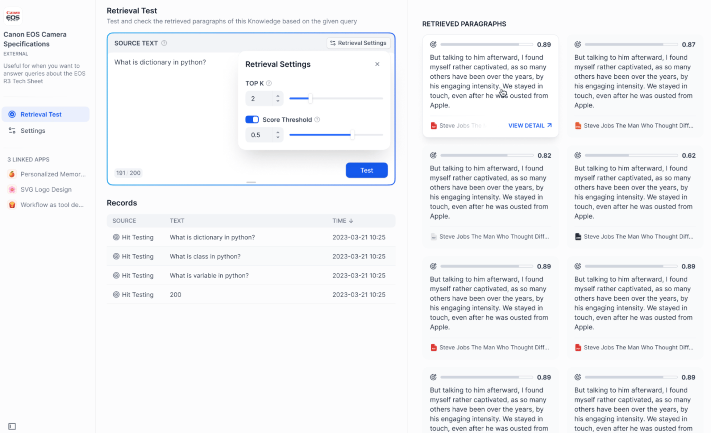 Dify 连接外部知识库教程