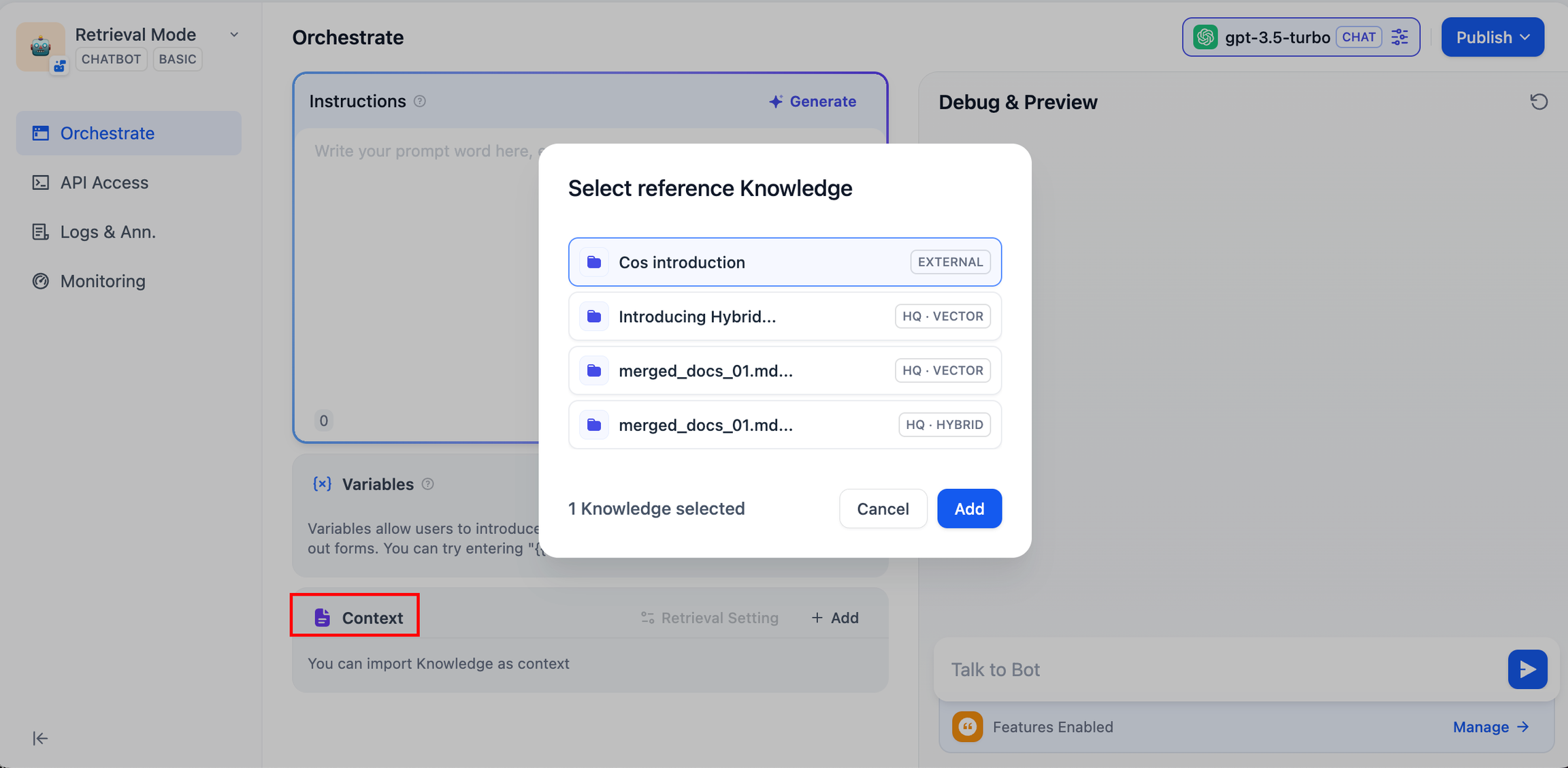 Dify 连接外部知识库教程