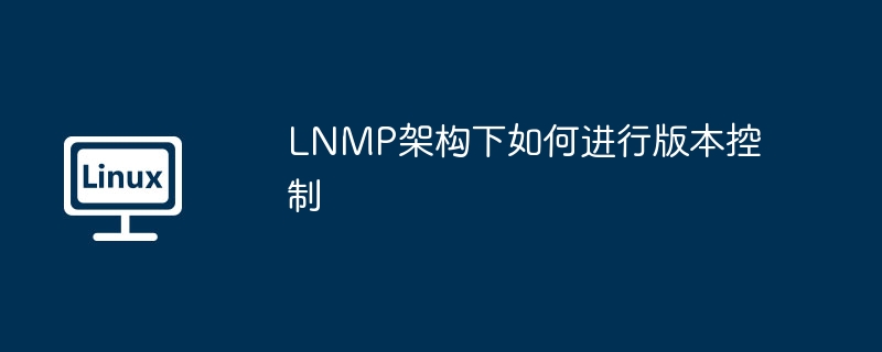 LNMP架构版本控制实用技巧分享