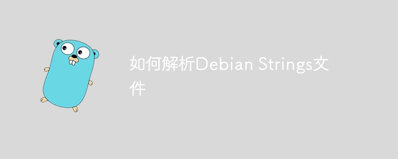 如何解析Debian Strings文件