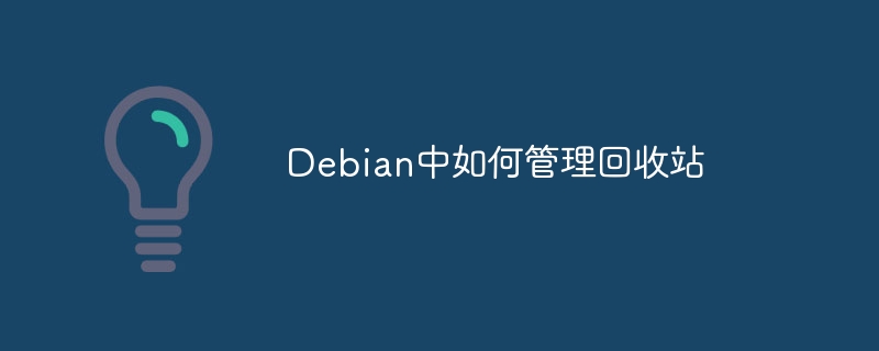 Debian回收站管理技巧与方法详解