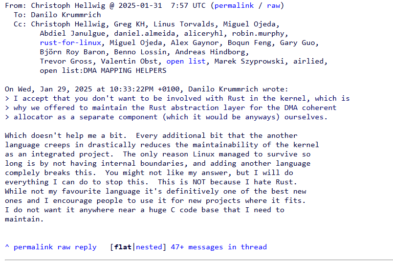 FOSDEM2025：Rust在Linux崛起，突破反对声浪