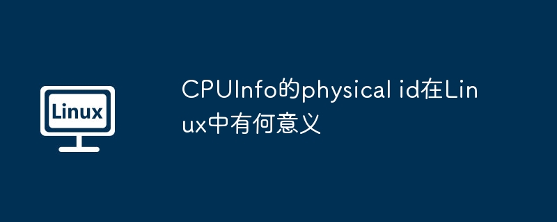 CPUInfo中physicalid在Linux的作用及用途